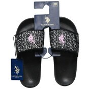 Wholesale - U.S. POLO ASSN. GIRLS BLACK SANDALS C/P 24, UPC: 662239062619